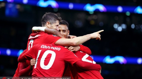 欧冠2-0，凯恩无敌双响炮，10人拜仁完胜比甲第一，迎欧冠2连胜