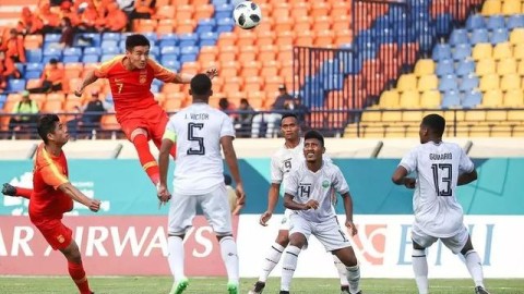 国足U23亚预赛首战2-1惊险东帝汶，安东尼奥开门红