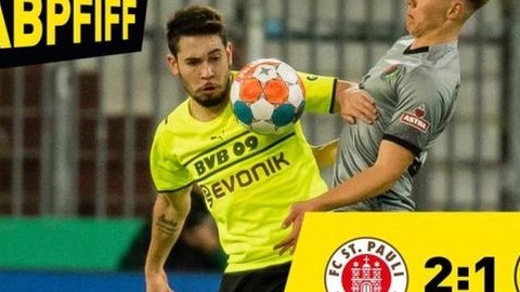 标题：随着圣保利0-3，德国杯四强率先诞生一席：德甲第6昂首晋级